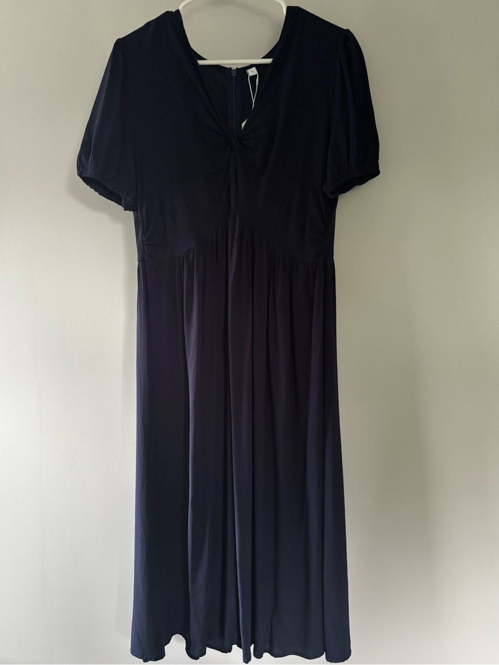 Classic Twist Top Navy Dress